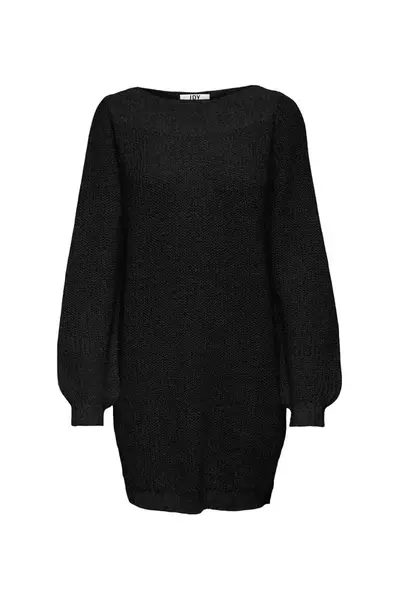 Černé svetrové šaty Jacqueline De Yong