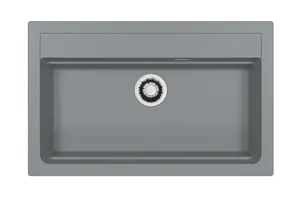 Alveus Atrox - Granitový dřez 79x50 cm, Quick-Close, stone 1149209