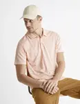 Celio Lněné polo tričko Bepolin - Pánské