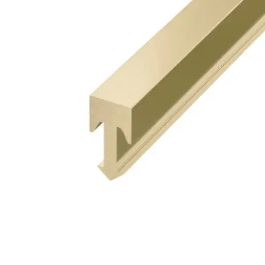 Lišta deliaca "T" Eviso žltá matný, mosadz dĺžka 270 cm, výška hrany 2 mm, FLMF0001