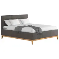 MID.YOU ČALOUNĚNÁ POSTEL, 160/200 cm, tmavě šedá