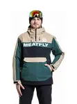 Pánská snb & ski bunda meatfly zenith černá/béžová s
