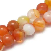 Natural Striped Agate/Banded Agate Beads Strands