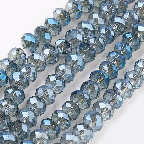 Electroplate Glass Beads Strands