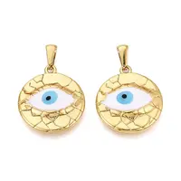 304 Stainless Steel & Enamel Pendants