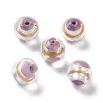 Handmade Silver Foil Lampwork Beads
