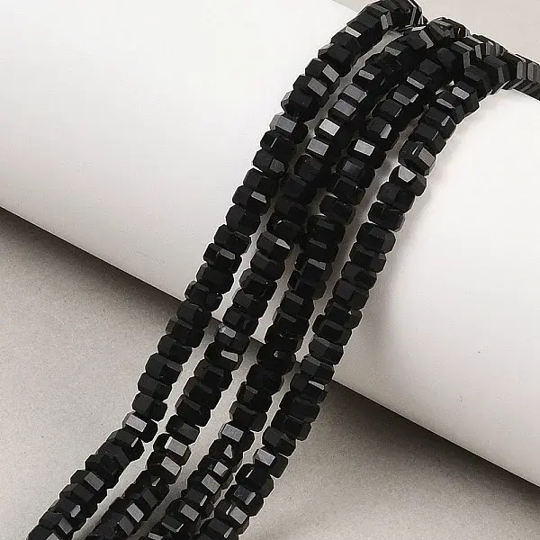 Natural Black Onyx Beads Strands