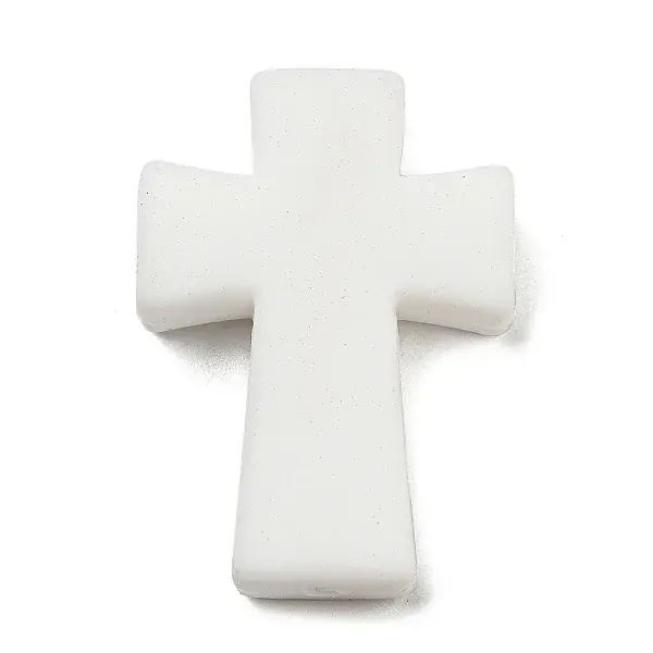 Cross Silicone Focal Beads