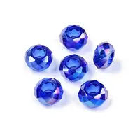 Transparent Glass European Beads