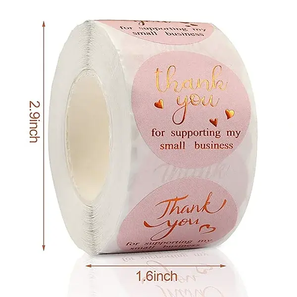 1.5 Inch Thank You Sticker