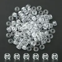 Transparent Acrylic European Beads