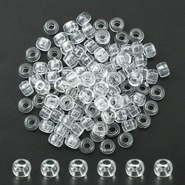 Transparent Acrylic European Beads