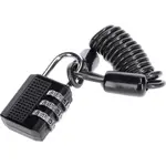 Arcore AL 0 Kódový špirálový zámok, čierna, veľkosť