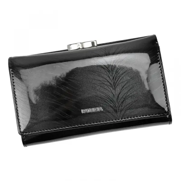 Dámska kožená peňaženka tmavo šedá - Patrizia Carlita RFID
