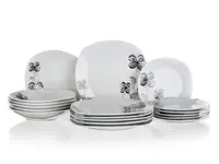 Sada jídelní BANQUET Florea xks - rozbaleno - JEN 5x mělký tal., 5x dezertní tal., 3x hluboké tal.