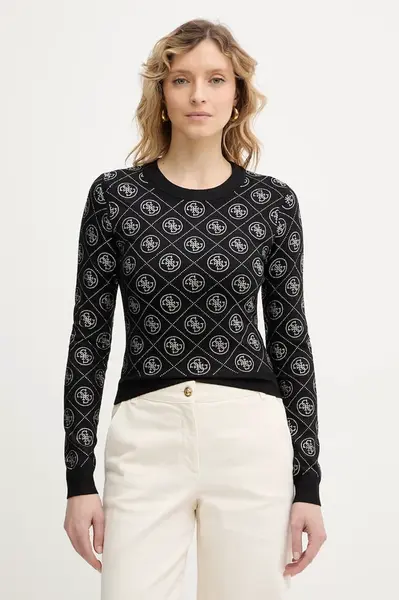 Svetr z vlněné směsi Guess 4G