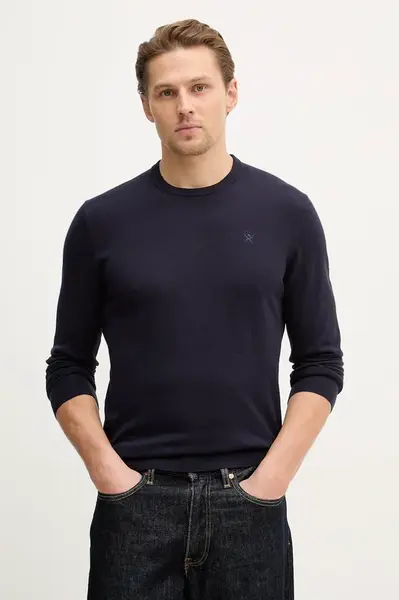 Svetr s přídavkem hedvábí Hackett London