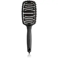 Olivia Garden Care Flex Board & Nylon Black plochý kartáč na vlasy 1 ks