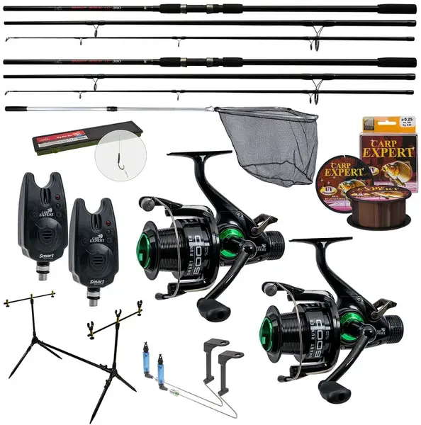 Carp expert kompletní sada pro lov na boilie s rodpodem smart 3,9 m