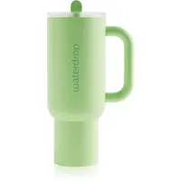 Waterdrop Explorer Tumbler tumbler z nehrdzavejúcej ocele s rúrkou Green 1100 ml