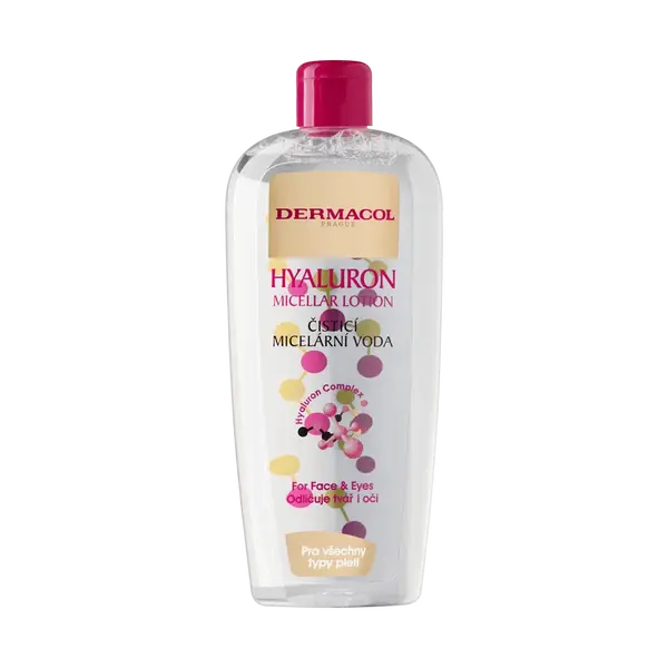 DERMACOL Hyaluron čistiaca micelárna voda 400 ml