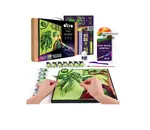 OKTO výtvarný set Manga motív živlov "Zem" 30x40 cm