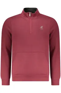Pánska bordová mikina na zips