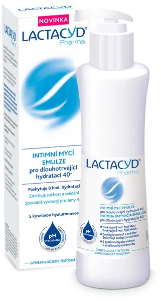 LACTACYD Pharma pro dlouhotrvající hydrataci 40+ 250 ml