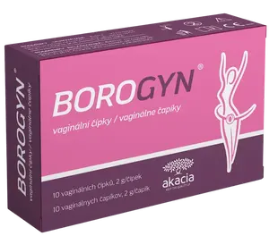BOROGYN vaginální čípky 10 x 2 g