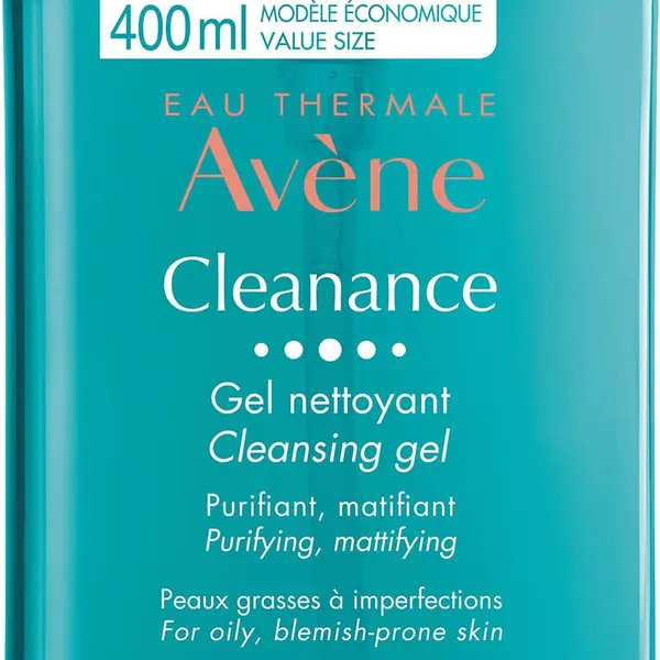 AVÈNE Cleanance Čisticí gel pro citlivou pleť se sklonem k akné 400 ml