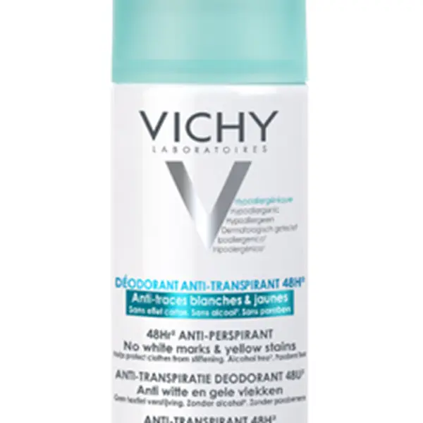 VICHY Sprej antiperspirant s 48h účinkem, který nezanechává stopy na oblečení 125 ml