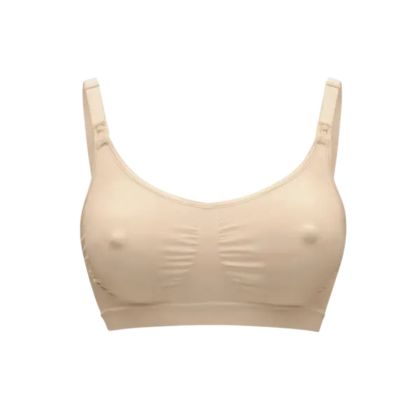 MEDELA Těhotenská a kojicí podprsenka Keep Cool béžová L