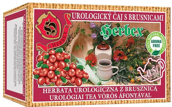HERBEX Čaj urologický s brusinkami 20 x 3 g