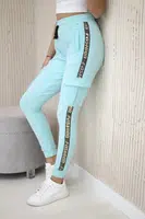 Cargo mint pants