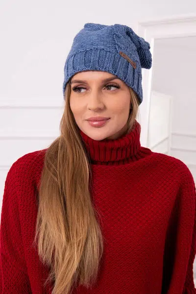 marka niezdefiniowana Čapica s fleece Ula K271 džínsy