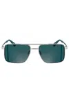 CALVIN KLEIN MEN'S SUNGLASSES SILVER