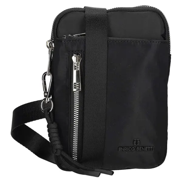 Dámska kabelka na mobil a doklady Enrico Benetti Janice - čierna