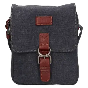 Pánska taška cez rameno Fagola Paule - modro-šedá