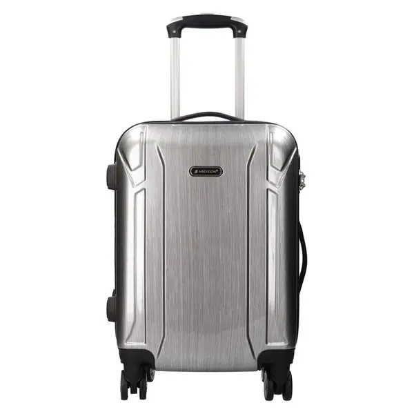 Cestovný kufor Madisson Polle M - strieborná