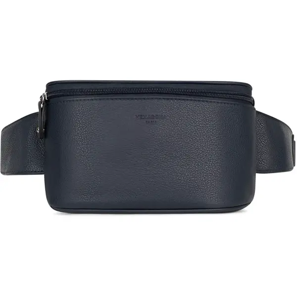 Dámska kožená ľadvinka Hexagona Lea - tmavo modrá