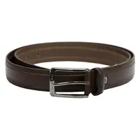 Pánský kožený opasek Pierre Cardin Milos - tmavě hnědá