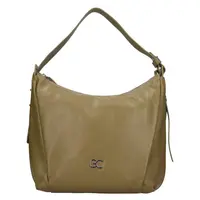 Dámská kožená kabelka Gianní Conti Loréne - zelená