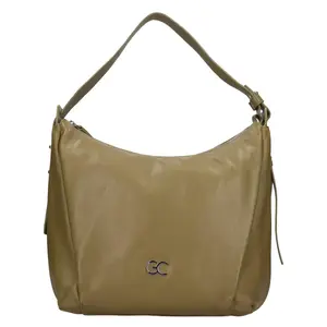 Dámská kožená kabelka Gianní Conti Loréne - zelená