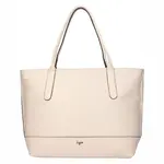 Dámská kožená kabelka Lagen Solange - krémová