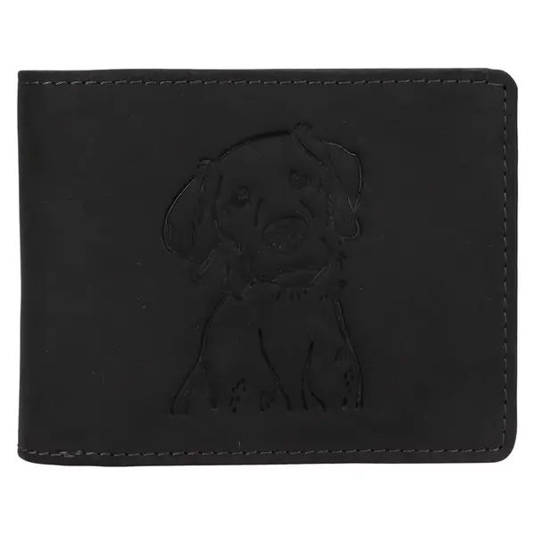 Pánská kožená peněženka Lagen Kalles - černá