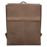 Dámský kožený batoh Burkely Lenke - hnědo-šedá