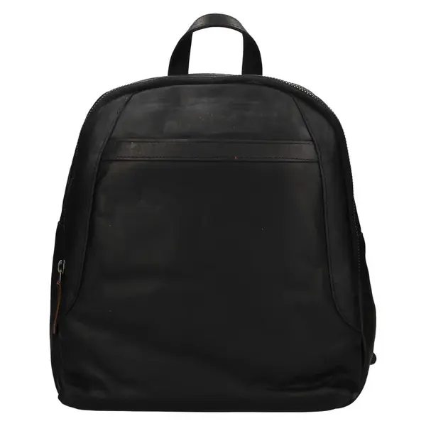 Kožený batoh Justified Divelo - čierna