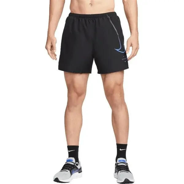 Nike DRI-FIT RUN DIVISION CHALLENGER Pánské šortky, černá, velikost XXL