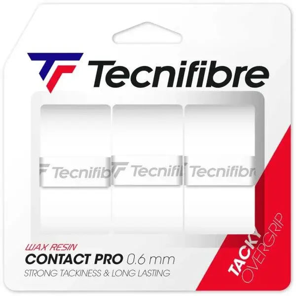 TECNIFIBRE CONTACT PRO Omotávka, biela, veľkosť