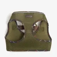 Postroj pro psa Barbour Mesh Step In Dog Harness zelená barva